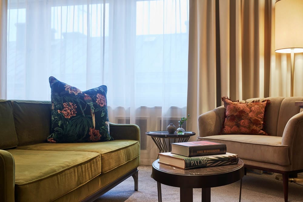 Bank Hotel rum inredning