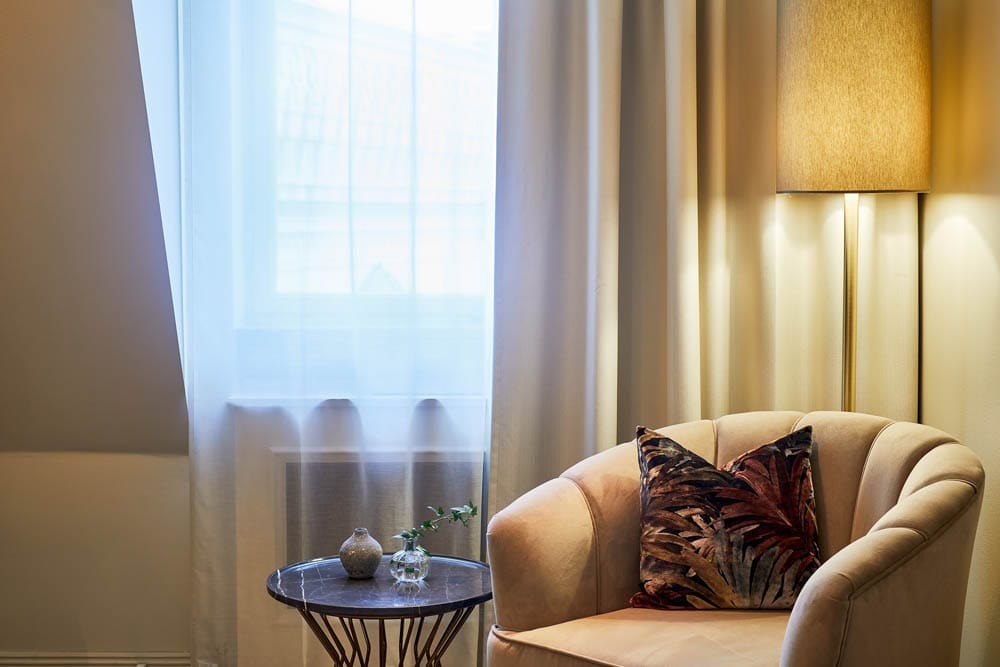 Bank Hotel rum inredning