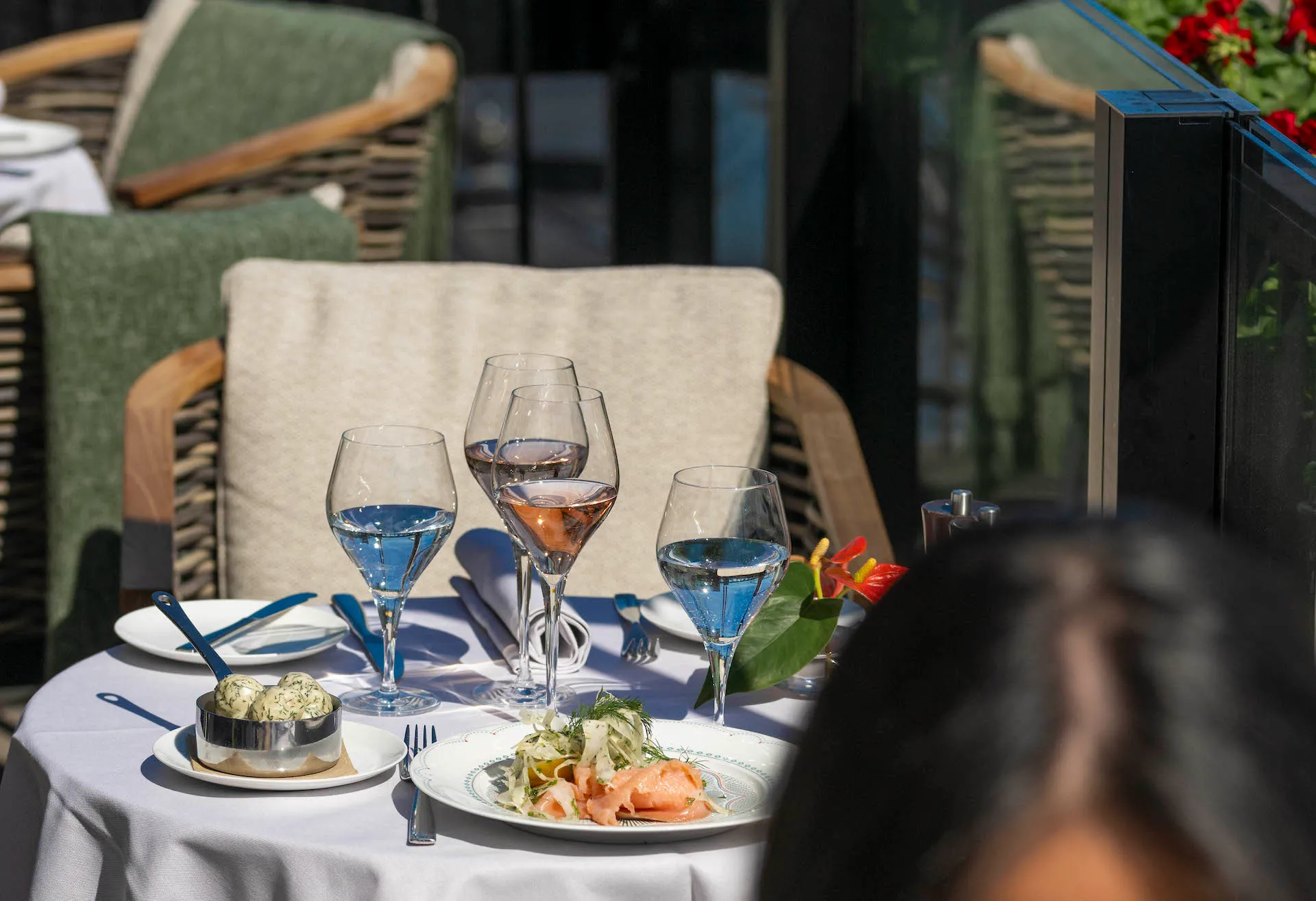 salmon with dill-stewed potatoes