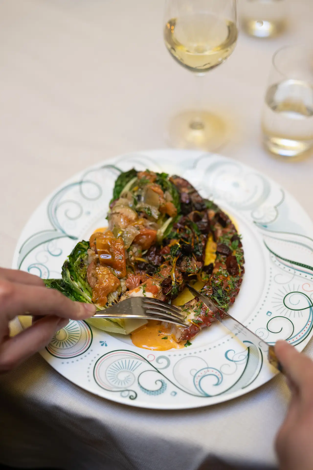 Bonnie's rätter i Bank hotel